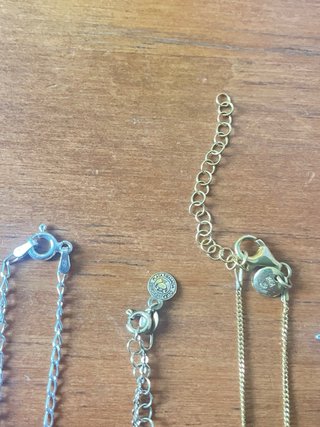 Lote de cadenas plata 925