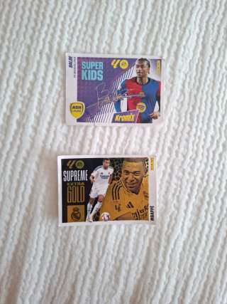 Cromos LaLiga Panini 25/26 - Balde y Mbappé