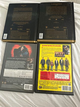 Lote 4 Películas DVD: Chaplin, Ben-Hur, Monty, Min