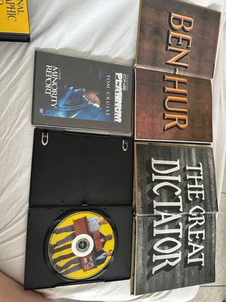 Lote 4 Películas DVD: Chaplin, Ben-Hur, Monty, Min