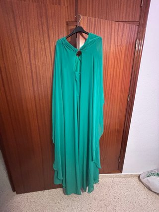 Vestido de fiesta verde talla 58