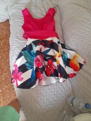 Vestido de fiesta estampado floral