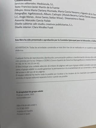 Religión Católica 6, Primaria, Enlazados, De ot...