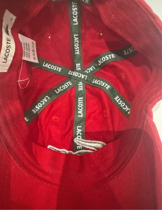 Gorra Lacoste Roja