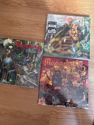 Lote 3 Vinilos Mago de Oz: Finisterra, Gaia...