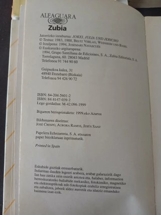 6 LIBURU 7/8 URTETIK AURRERA