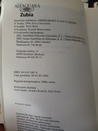 6 LIBURU 7/8 URTETIK AURRERA