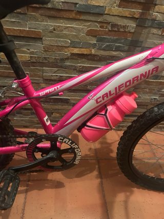 Bicicleta niña California rosa