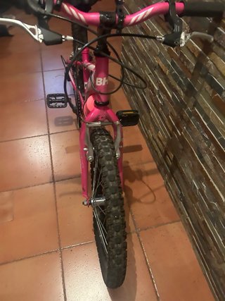 Bicicleta niña California rosa
