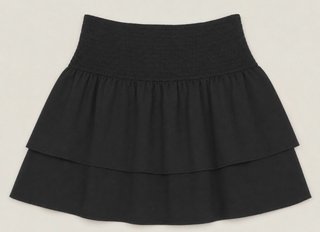 Falda corta negra Talla S