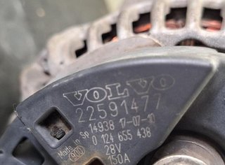 Alternador volvo 22591477 fh 13 500 gasoleo 109652