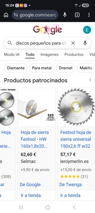 2 Discos Sierra Circular