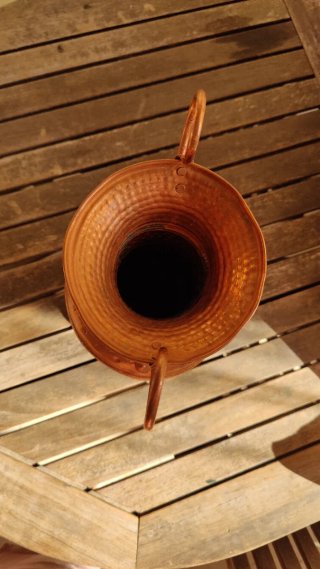 Jarrón Decorativo Vintage Boho Cobre