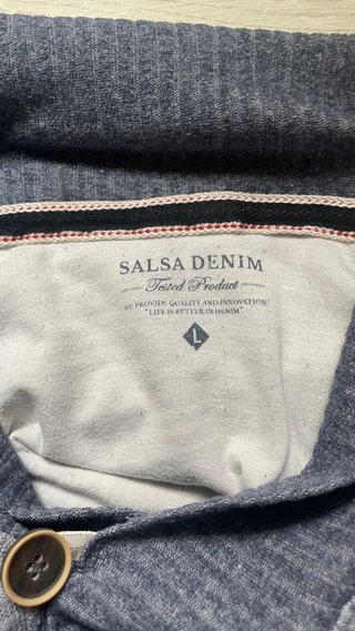 Jersey Salsa Jeans Gris Talla M