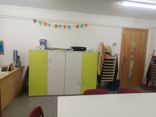 Mesa de oficina modular 4 puestos