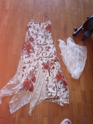 Vestido floral talla 40