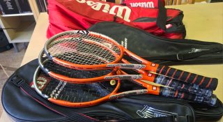 3 Racchette Wilson Hyper Hammer Carbon 5.2 + Borsa