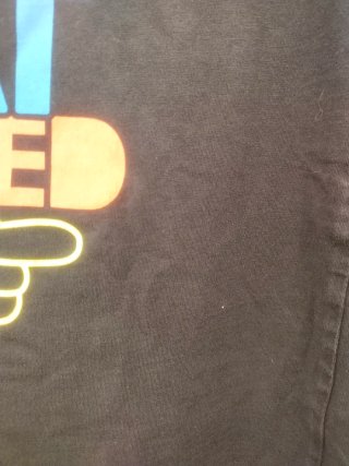 Camiseta negra PUMA gráfica niño L / mujer S Y2K