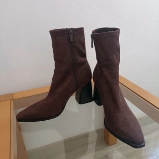 Botines Stradivarius Marrón Chocolate