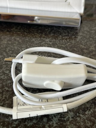 Lámpara LED Azhien Espejo Plata/Blanco