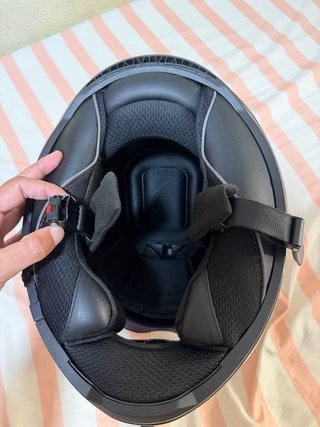 Casco LS2 STREAM II Negro/Rojo