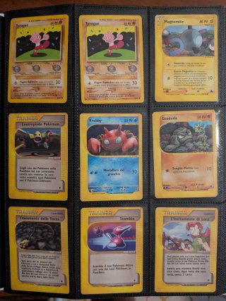 Lotto 54 carte Pokemon Vintage e Moderne
