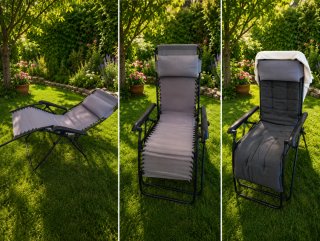 Silla de jardín plegable y elevable