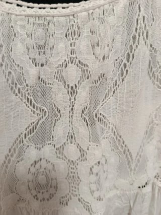 Vestido Ibicenco Blanco Talla Única