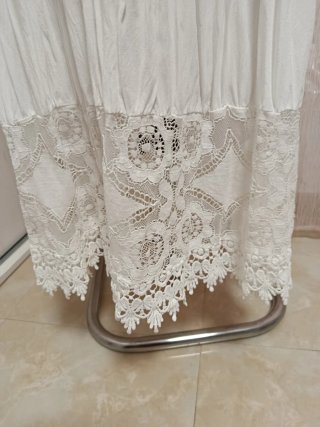 Vestido Ibicenco Blanco Talla Única