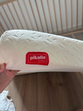 Cuna ikea + colchón pikolin + funda