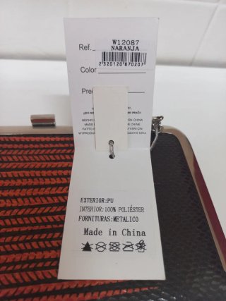 Bolso de mano clutch Benini nuevo