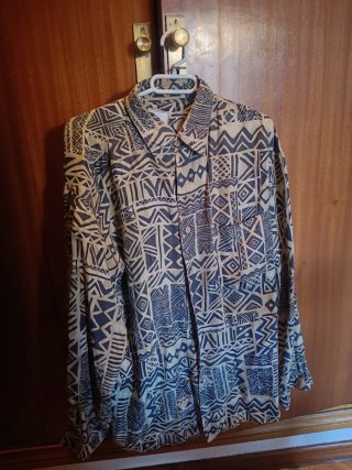 Camisa Estampada Manga Larga