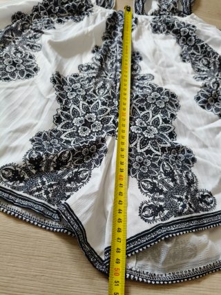 Mono corto estampado halter