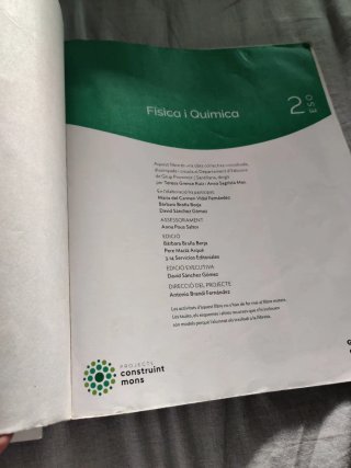 Física i Quimica, 2 ESO, Projecte Construint mons