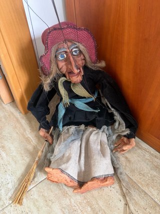 Marioneta Bruja 60cm
