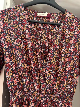 Vestido midi estampado flores Women Secret