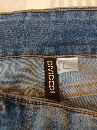 Pantalón tejano flare azul