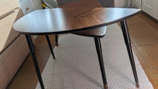 Tavoli Nido Ikea Lovbaken in Legno e Metallo