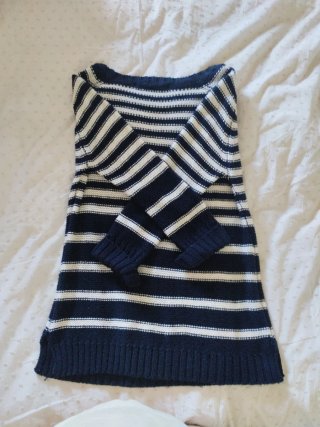 Jersey rayas azul marino y blanco