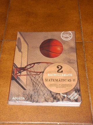 Libro Matemáticas II Anaya, 2 Bachillerato