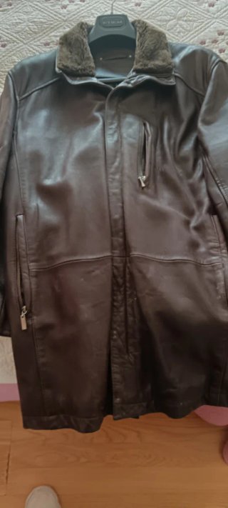 Chaqueta de cuero ETHEM marrón