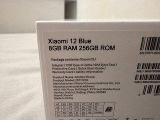 Xiaomi 12 8GB RAM 256GB Blu