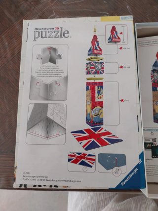 Puzzle 3D Ravensburger Big Ben Minions
