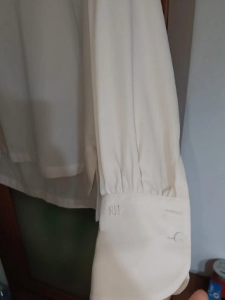 Blusa beige pedro del hierro talla S mujer