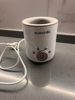 Calienta biberones Suavinex blanco