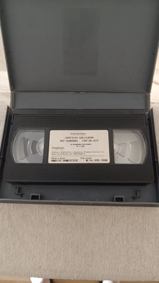 Justicia Callejera VHS Edición Video Club Español