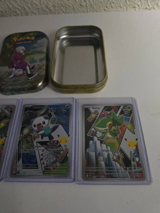 Cartas Pokémon First Partner Tepig, Oshawott, Sniv