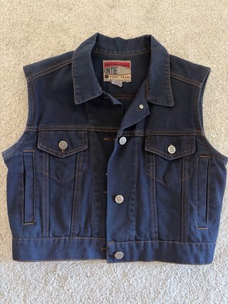 Chaleco vaquero azul Talla M