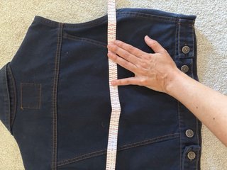 Chaleco vaquero azul Talla M
