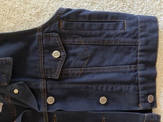 Chaleco vaquero azul Talla M